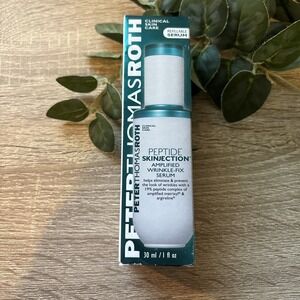Peter Thomas Roth NIB Peptide Skinjection Amplified Wrinkle Fix Serum 1FL OZ